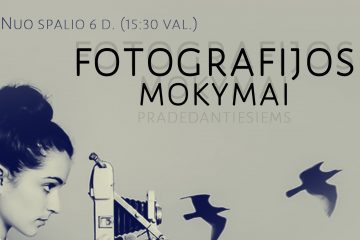 Nemokami fotografijos mokymai jaunimui nuo spalio 6 d.!