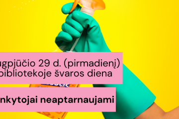 Paskutinis mėnesio pirmadienis – švaros diena