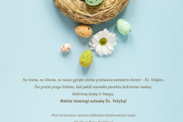 Sveikiname su šv. Velykomis!