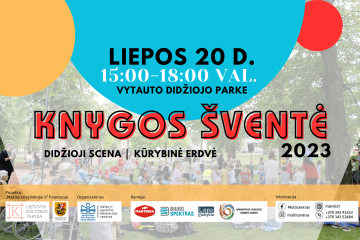 Tradicinė Knygos šventė liepos 20 d. džiugins mažuosius marijampoliečius ir miesto svečius