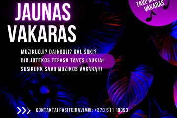 Bibliotekos terasa – erdvė Jūsų kūrybai