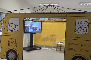 Į biblioteką atriedėjo sausainėlių furgonėlis („Cookie Truck“)!