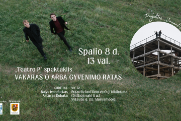 Spektaklis VAKARAS O ARBA GYVENIMO RATAS
