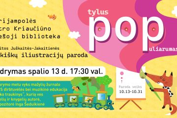 Jurgitos Juškaitės-Jakaitienės vaikiškų iliustracijų parodos „Tylus populiarumas“ atidarymas 2-4 m…