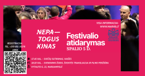20-ojo festivalio „Nepatogus kinas“ atidarymo renginys. Kviečiame!