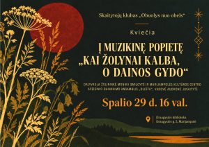 Muzikinė popietė „Kai žolynai kalba, o dainos gydo“