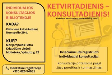 Ketvirtadienis – Konsultadienis: skaitmeninė pagalba kiekvienam